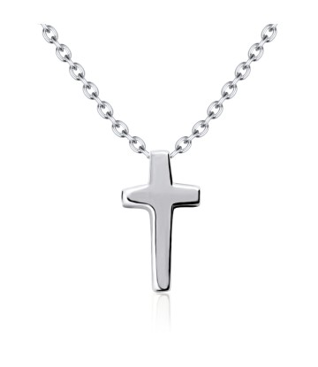 Cross Shaped Silver Necklace SPE-3246